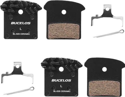 Miniatura 10 de BUCKLOS 2 pares de pastillas de freno de disco BL-01S para cerámica Shimano N03A N04C L05A K04S K04Ti K05S K05Ti M8110 M7110 R9170-F R8070-F R7070-F
