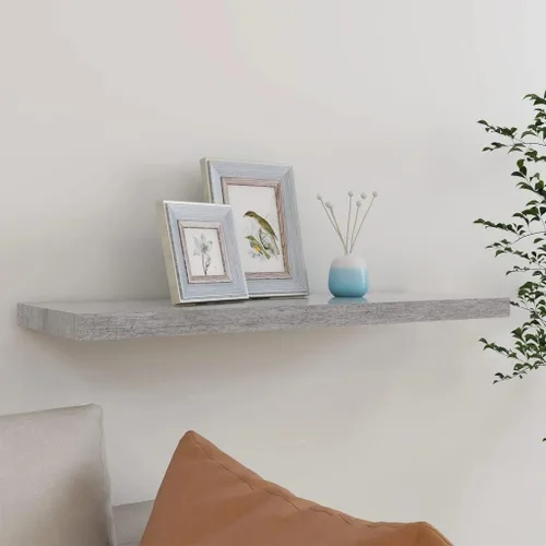 Miniatura 195 de Estantes flotantes de pared, juego de 4 estantes decorativos para montar en la pared, estante colgante con soportes invisibles para decoración