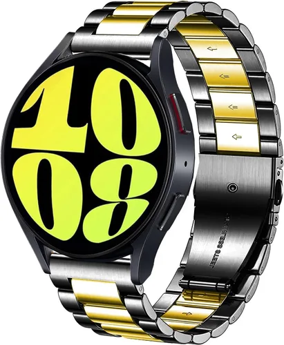 Miniatura 20 de DEALELE - Correas compatibles con Samsung Galaxy Watch 7 / FE / 6/6 Classic / 5/5 Pro / 4/4 Classic/Galaxy 3 de 41 mm, correa de repuesto de metal
