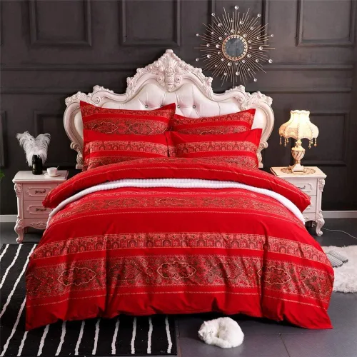 Miniatura 2 de ABREEZE Fundas de edredón individuales, juego de ropa de cama bohemio retro, funda de edredón de mandala colorida, funda de colcha estilo floral