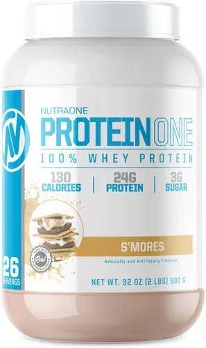 Miniatura 12 de NutraOne ProteinOne Whey Protein Promueve la recuperación y desarrolla músculo con un batido de proteínas en polvo para hombres y mujeres