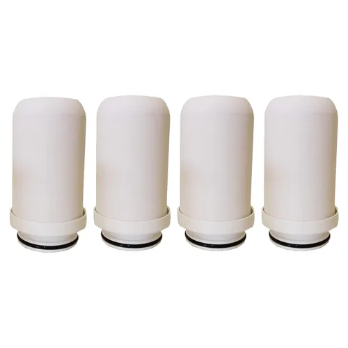 Little Luxury, filtros de agua de repuesto de cerámica y carbono para el filtro de agua del grifo de lujo para el hogar, sistema de filtración de