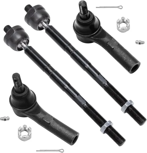 Miniatura 90 de Detroit Axle - 4 barras de acoplamiento delanteras para Kia Forte Koup 14-17, 14-18 Forte Forte5, 4 extremos de barra de acoplamiento exteriores e