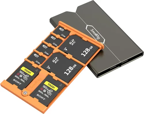 Miniatura 7 de SMALLRIG Funda para Tarjetas de Memoria Soporte Anti-Choque Anti-Caída y Arañazos Adecuada para Tarjetas SD/Micro SD/SIM para Entusiastas