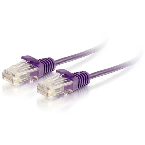 Miniatura 149 de C2G/Cables to Go 27872 Cable de red Ethernet cruzado Cat6 sin blindaje (UTP) sin enganche, amarillo (2,13 metros/7 pies)