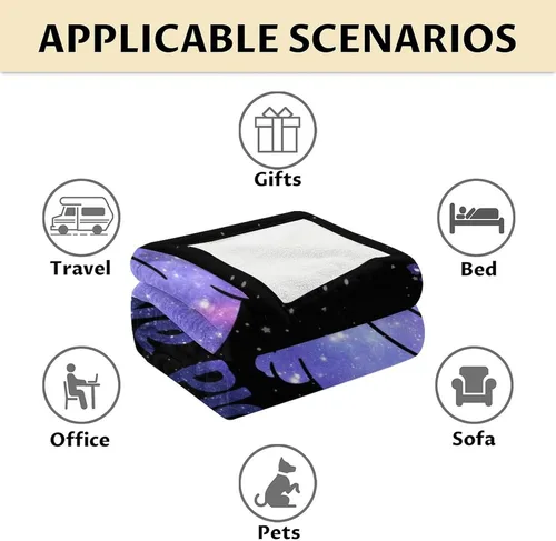 Miniatura 6 de Regalos de cerdos para los amantes de los cerdos, 30 x 40 pulgadas, bonita manta para niños, manta de felpa suave y mullida negra para regazo