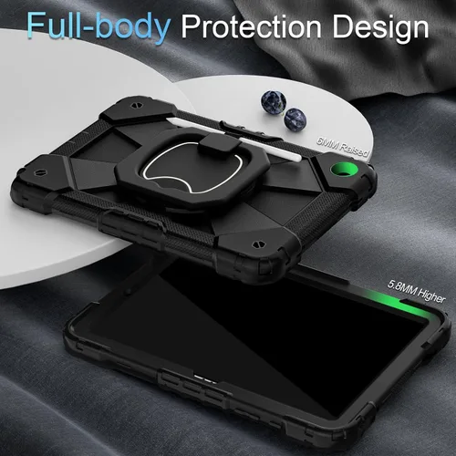 Miniatura 4 de Auizotl Funda para Samsung Galaxy Tab A9+/A9 Plus de 11 pulgadas (SM-X210/X216/X218) con protector de pantalla/soporte giratorio/soporte