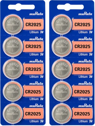 Miniatura 11 de Murata Batería CR2025 DL2025 ECR2025 3V Litio Moneda Celda (20 Baterías)