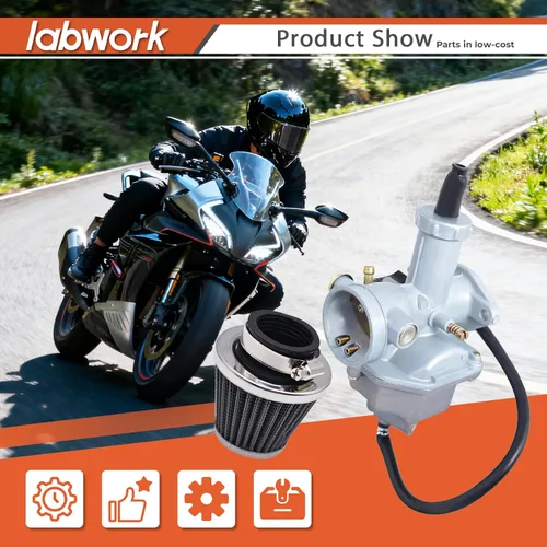 Miniatura 2 de labwork Repuesto de carburador PZ26 de 1.024 in para CB125 CRF150 XL125S XR Reemplazo para TRX250 250EX XR100 XR100R Recon 125cc y ATC185 ATC185S