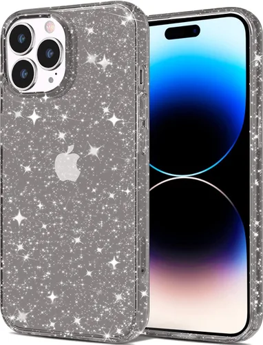 Miniatura 21 de JJGoo Funda compatible con iPhone 14 Pro Max transparente, protectora, a prueba de golpes, delgada y fina, cubierta de parachoques suave, fundas