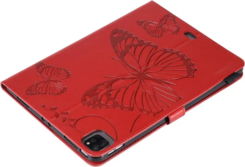 Miniatura 7 de Funda tipo folio para iPad Pro de 11 pulgadas 2018-2022, iPad Air de 11 pulgadas y 10.9 pulgadas, Techcircle Butterfly en relieve, funda inteligente