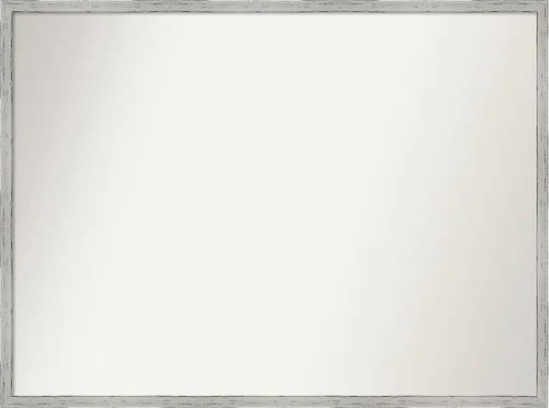 Miniatura 986 de Amanti Art Espejo de baño blanco para sobre el fregadero, 32 x 45 pulgadas, espejo de tocador rectangular blanco esbelto, marco de madera moderno