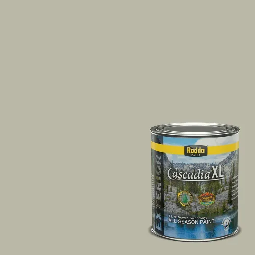 Miniatura 134 de Rodda Paint CASCADIA XL - Pintura satinada exterior e imprimación en uno, cuarto de galón, banderín para bebé