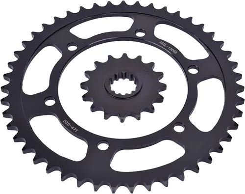 Miniatura 2 de 525 16T 47T piñón delantero trasero juego de rueda de fijación, compatible con Yamaha TDM900 5PS TDM900A ABS FZ8 FZ8N FZ8S FZ-8 FZ-8S FZ-8S FZ-8N
