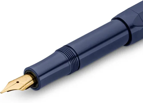 Miniatura 3 de Kaweco CLASSIC SPORT Pluma estilográfica azul marino con punta de acero chapado en oro de 23 quilates y punta de iridio para cartuchos de tinta I