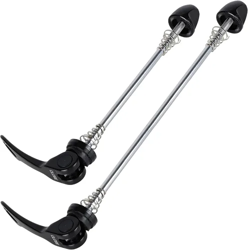 CyclingDeal Brochetas de liberación rápida para bicicletas MTB o carretera - Juego de ejes de repuesto QR palanca para cubo de rueda de bicicleta