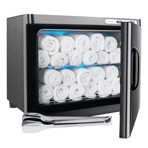 Miniatura 8 de Armario calentador de toallas calientes con luz LED - JXSDLIY 23L Armario de toallas de gran capacidad para baño 2 en 1 Calentadores de toallas