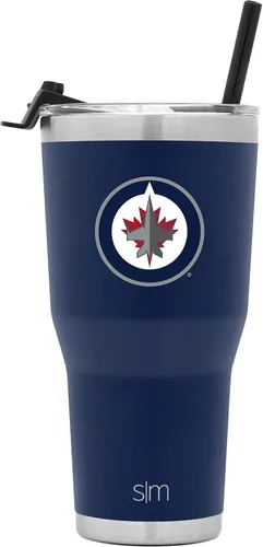 Miniatura 43 de Simple Modern Vaso Cruiser Cruiser con licencia oficial de la NHL Arizona Coyote de 30 onzas, taza de viaje aislada con tapa abatible y popote