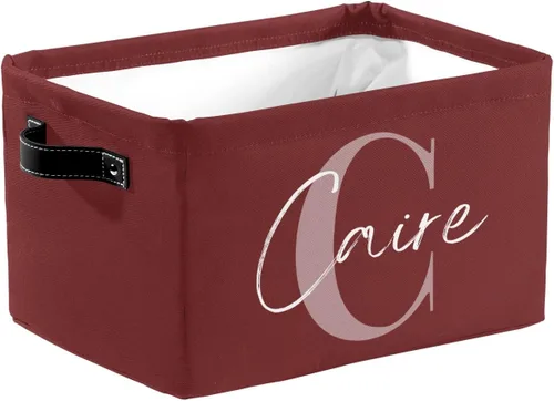 Miniatura 17 de Cesta de regalo personalizada con nombre, caja de juguetes de almacenamiento personalizada para niños, organizador de cubos de almacenamiento