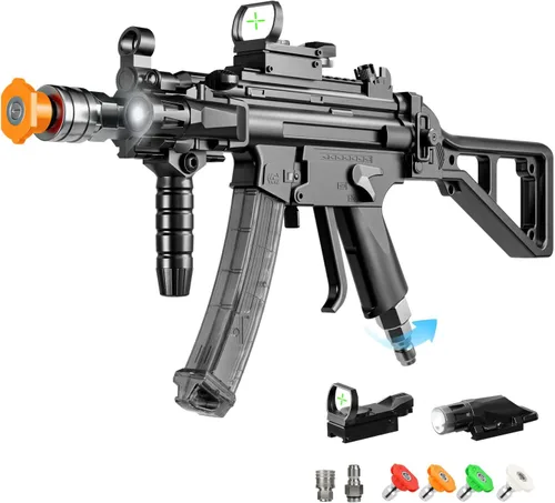 Miniatura 9 de Pistola de lavado a presión giratoria de 3600 PSI, mango de gatillo fácil de tirar con enchufe de conexión rápida de 3/8 pulgadas, cañón de espuma