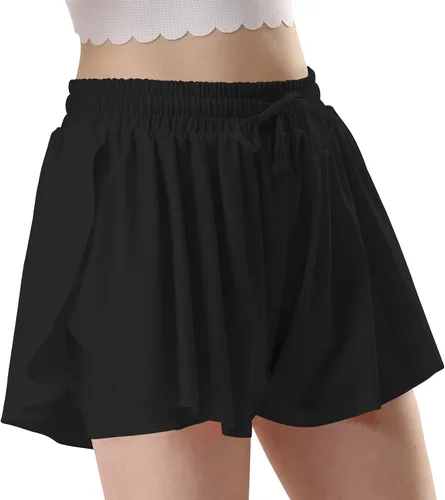 Miniatura 3 de Pantalones cortos fluidos con diseño de mariposa para niñas, pantalones cortos deportivos para niñas, pantalones cortos de mariposa para niños