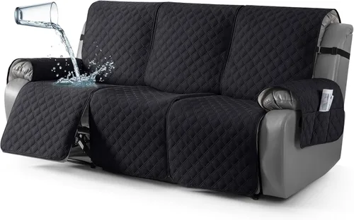 Miniatura 23 de TAOCOCO - Funda antideslizante para silla reclinable, funda para sofá, funda para silla reclinable pequeña con correas elásticas, protector