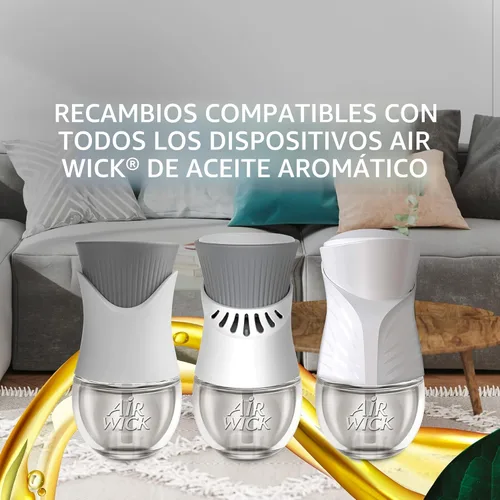 Miniatura 3 de Air Wick - Repuesto de aceite perfumado enchufable, 10 unidades, brisa marina calmante y sandía fresca, ambientador, aceites esenciales
