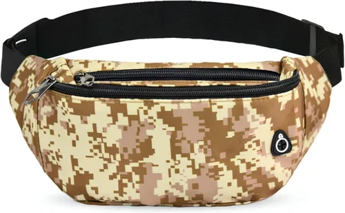 Miniatura 39 de Riñonera cruzada para mujeres y hombres, riñonera deportiva resistente al agua, bolsa de cinturón para viajes, senderismo, correr