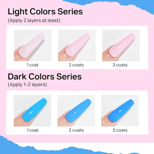 Miniatura 6 de MIZHSE Juego de Esmalte de Uñas de Secado Rápido, 24 Colores de Esmalte de Uñas Regular Sin Gel, Secado al Aire Rápido Neón Moderno con Brillantina