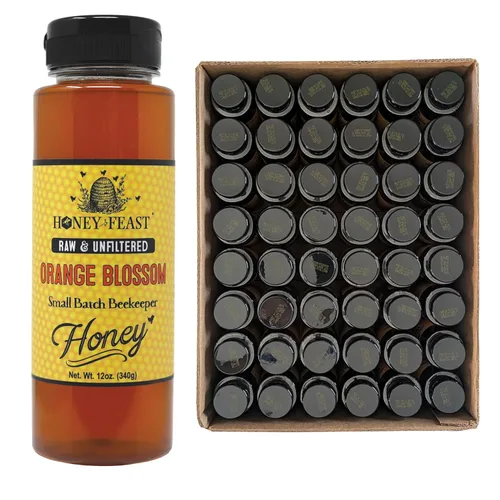 Miniatura 53 de Honey Feast, Miel de Flor Silvestre, 12 Onza
