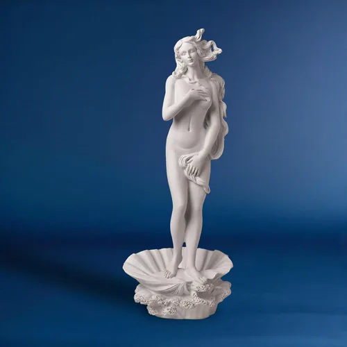 Miniatura 8 de Escultura de la diosa del nacimiento de Venus de 7.4 x 2.8 pulgadas, arte clásico de resina blanca, decoración del hogar y la oficina, para boda