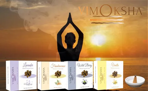 Miniatura 2 de Dhoop - Varilla de incienso 100% natural Hecho a mano orgánico Relajación Positividad Meditación Yoga Purificación Jazmín, Rosa
