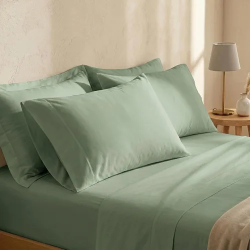 Miniatura 2 de Bioweaves - Fundas de almohada 100% algodón orgánico de 300 hilos, tejido de satén suave, certificado por la Norma Mundial de Textiles Orgánicos
