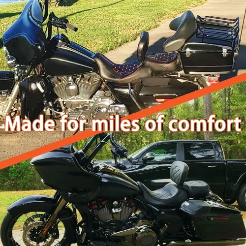 Miniatura 2 de FOVPLUE Respaldo de piloto, kit de almohadilla ajustable para respaldo del conductor para Harley Touring CVO Road Glide Road King Electra Glide
