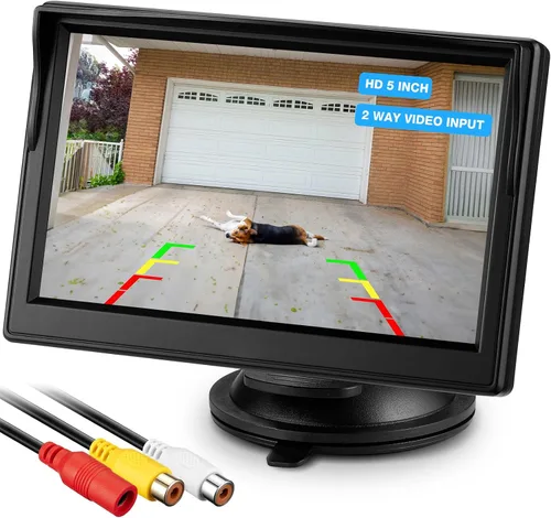 Miniatura 6 de Solo monitor de cámara de respaldo - Pantalla de cámara de respaldo de imagen HD de 3.5 pulgadas para autos, camiones, SUVs, camionetas, casas