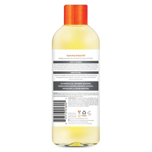 Miniatura 10 de Cantu Aceite para cabello y barba para hombres, 3.4 fl oz