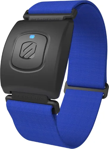 Scosche Rhythm+ Brazalete monitor de frecuencia cardíaca - Brazalete óptico con monitor de frecuencia cardíaca con radio de banda dual ANT+ y