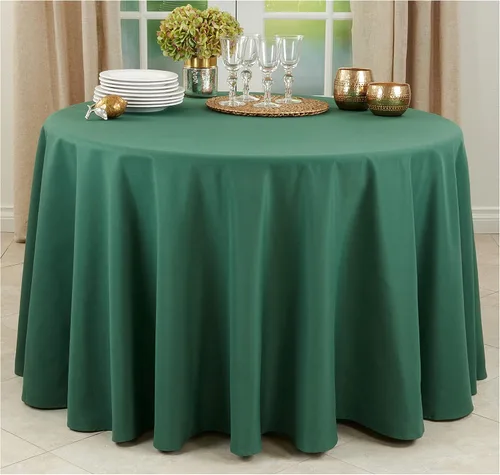 Miniatura 3 de Mantel de comedor o cocina, 100% poliéster, 100 % poliéster, redondo de 72 pulgadas (1 unidad)