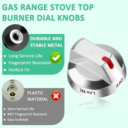 Miniatura 2 de DG64-00473A - Perillas de repuesto para estufas Samsung, reemplazos, pomos de estufa de gas, NX58F5700WS NX58H5600SS NX58H5650WS NX58J7750SS