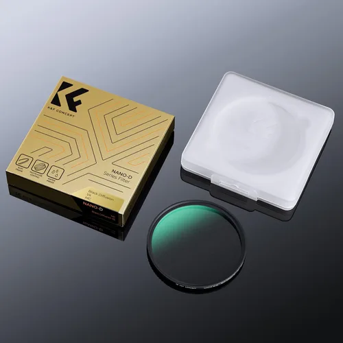 Miniatura 8 de K&F CONCEPT Filtro de difusión negra de 1/4 de 2.835 in con efecto cinematográfico de niebla impermeable con 24 recubrimientos multicapa