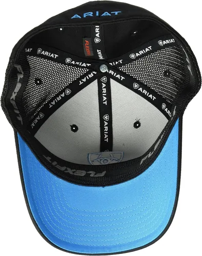 Miniatura 3 de Ariat Sombrero de media malla marrón azul para hombre