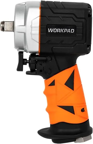 Miniatura 9 de WORKPAD - Mini llave de impacto neumática de 1/2 pulgada con martillos gemelos, herramientas neumáticas 1116
