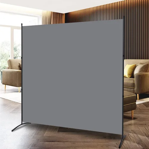 Miniatura 16 de Divisor de habitación, pantalla de privacidad de un solo panel, 71 x 72 pulgadas de alto, divisor grande para separación de habitaciones, tela
