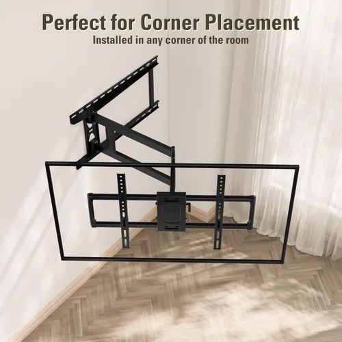 Miniatura 4 de Mounting Dream Soporte de pared para TV de brazo largo para TV de 37 a 75 pulgadas, soporte de pared de TV de esquina con extensión de 32 pulgadas