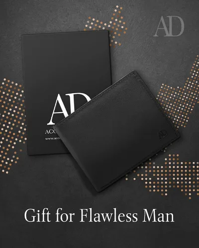 Miniatura 5 de Access Denied Billeteras delgadas de cuero plegable para hombre, cartera minimalista para hombre, con bloqueo RFID, tarjetero con ventana