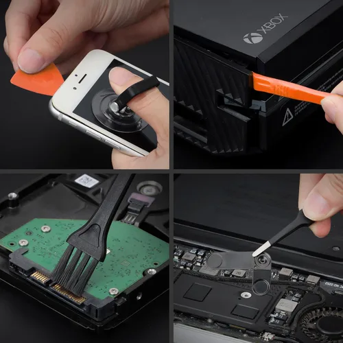 Miniatura 6 de STREBITO Juego de micro destornilladores magnéticos 64 en 1 con Torx, Triwing, Pentalobe, Kit de herramientas de reparación electrónica para Naranja