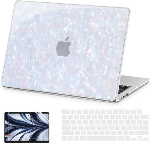 Miniatura 17 de AKIT Funda compatible con MacBook Air de 13 pulgadas M5 2026 2025-2022 M4/M3/M2 A3449 A3240 A3449 A3113 A2681, funda rígida delgada para laptop