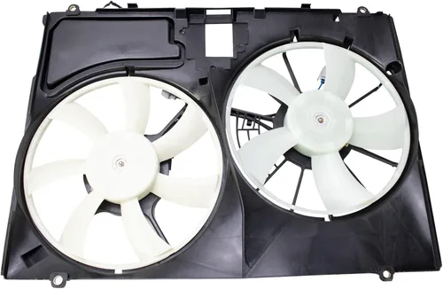 Miniatura 179 de TRQ Conjunto de ventilador de refrigeración dual del radiador compatible con Toyota Highlander 2008-2013 TO3115155