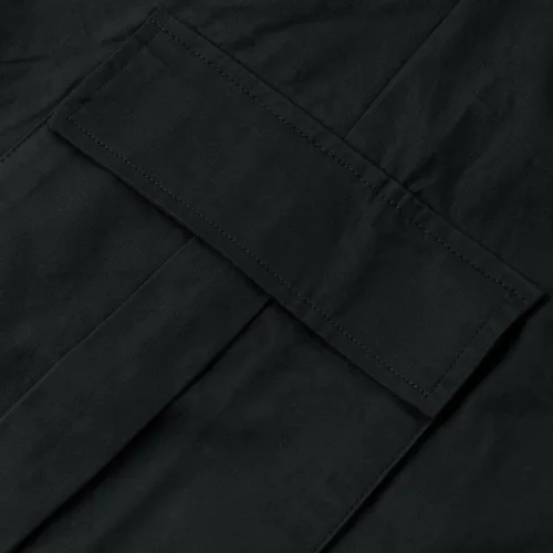 Miniatura 6 de LVCBL Pantalones cargo de algodón para hombre con cordón en la cintura, pantalones cargo ajustados