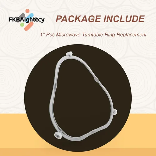 Miniatura 7 de 1 Uds. W11252182 para Whirlpool Microondas Anillo de reemplazo con rodillos 8206227 Soporte de bandeja de vidrio para microondas Amana Kenmore